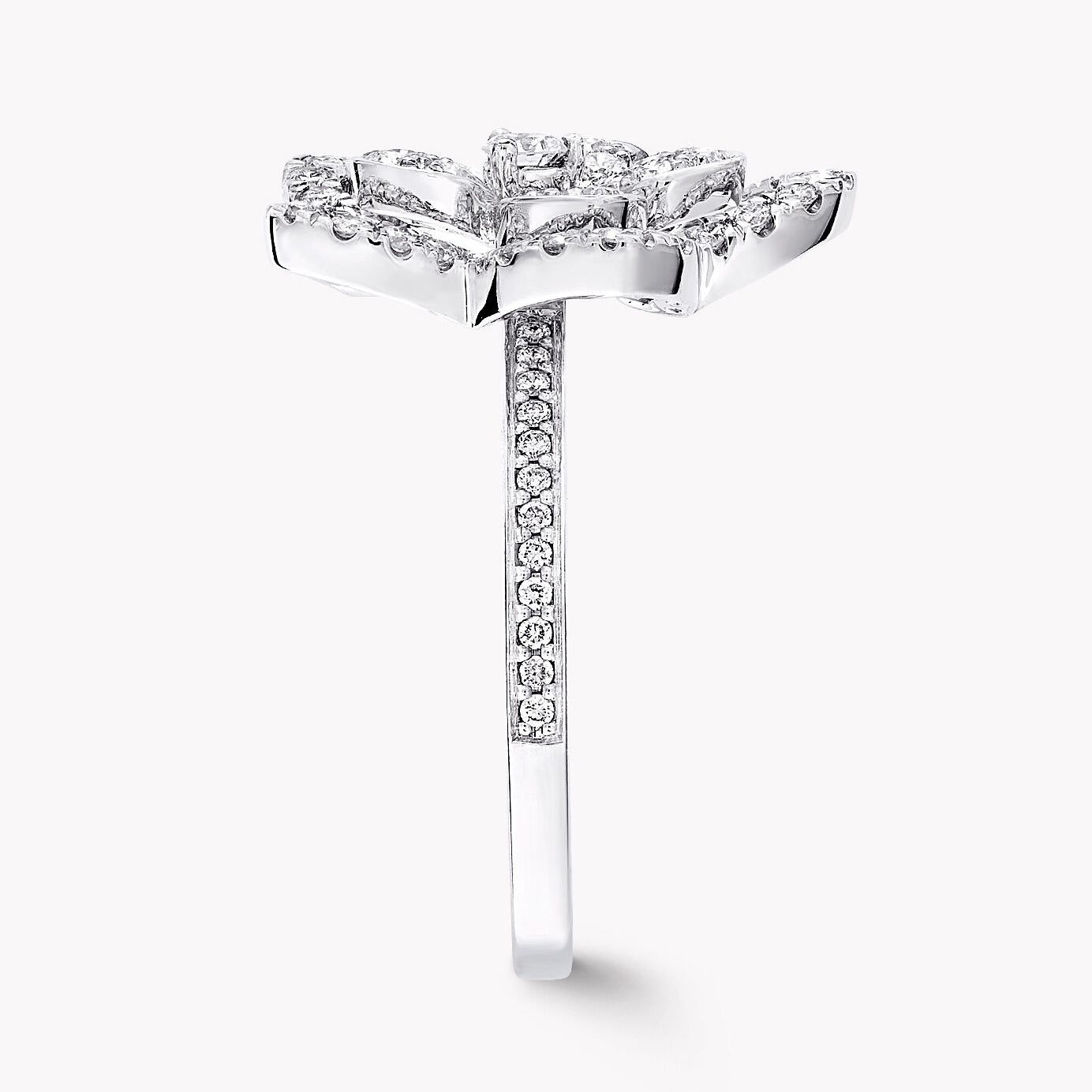 GLF-RGR846 mini five-leaf flower ring