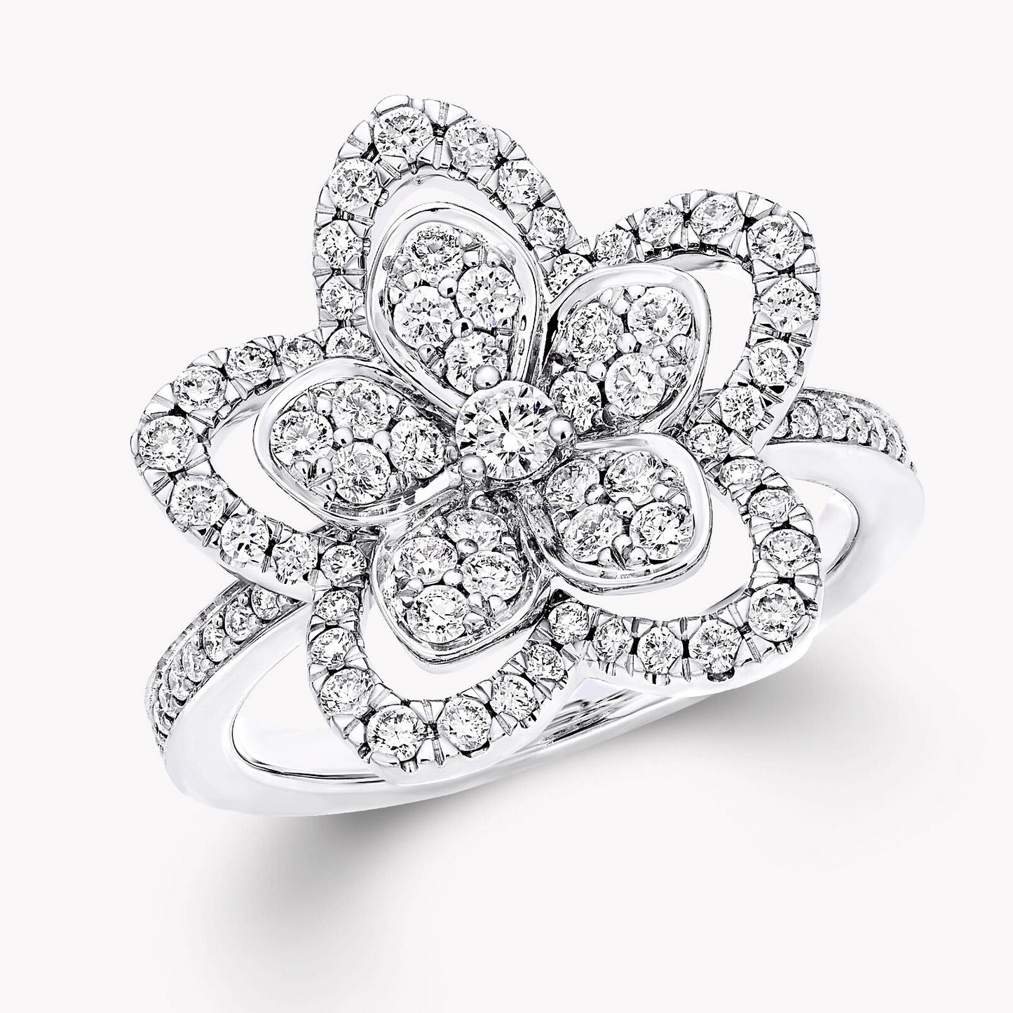 GLF-RGR846 mini five-leaf flower ring