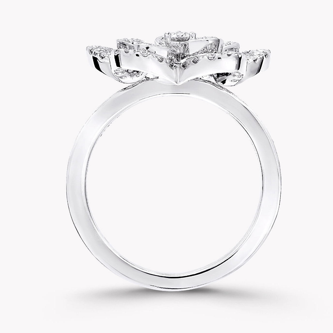 GLF-RGR846 mini five-leaf flower ring