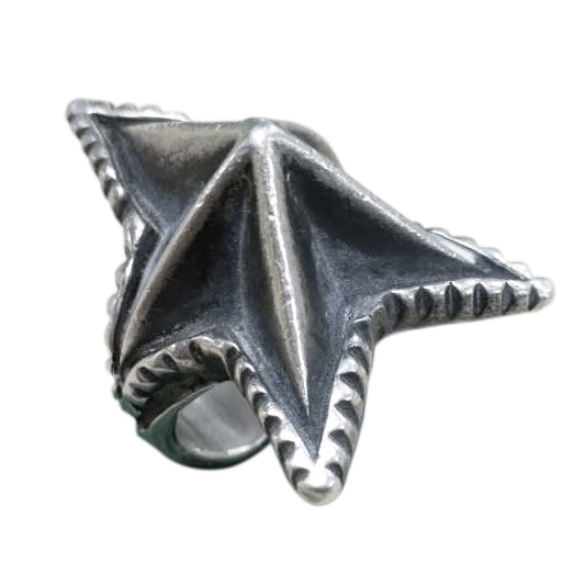 KLX-JZ36376527 light gold five-pointed star ring 16.5#