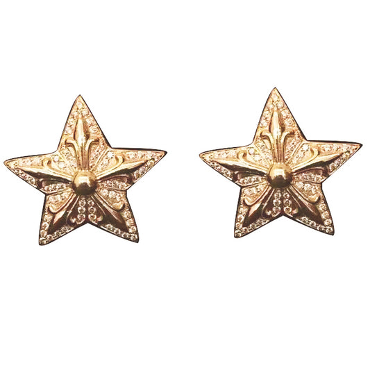 KLX-ES93232983 diamond five-pointed star earrings