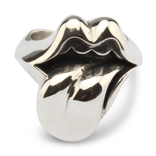 KLX-JZ61432845 light gold big mouth tongue ring 21#