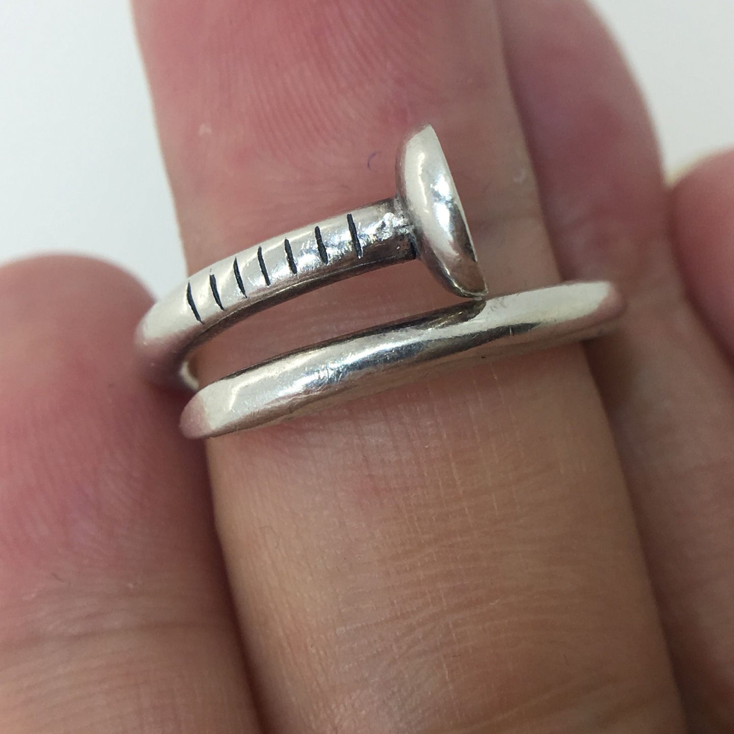 KLX-JZ56924937 guest version light gold nail ring 17#