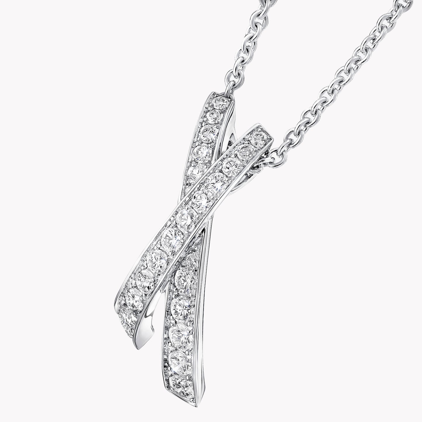 GLF-RGP669-X-shaped full diamond pendant