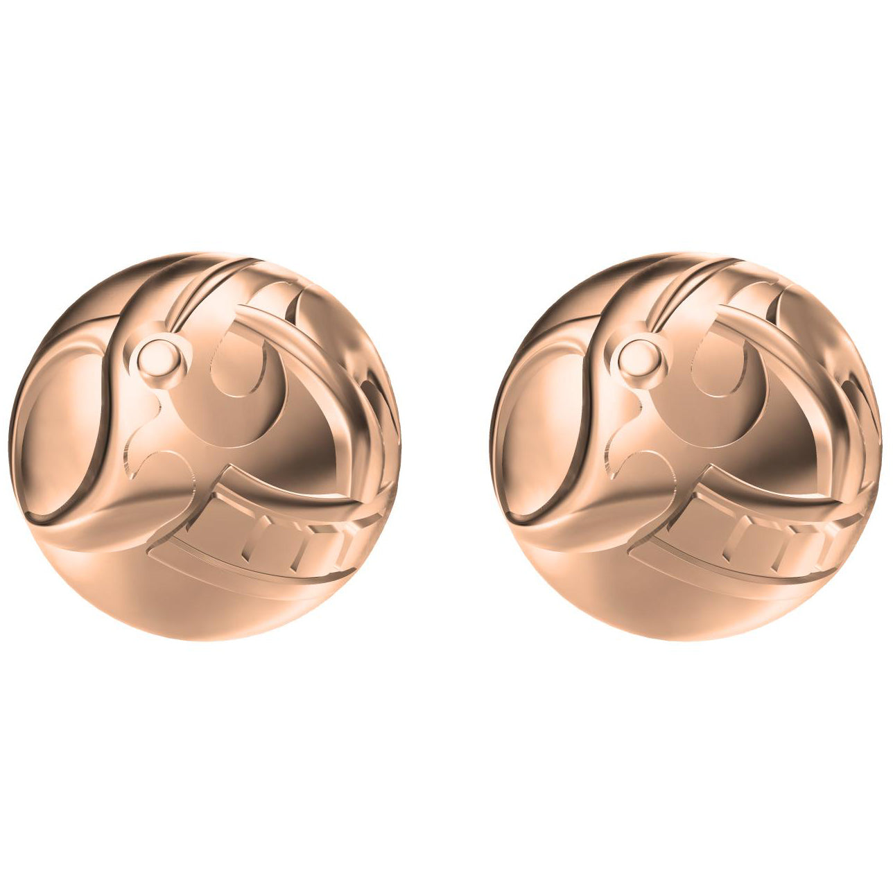 TIF-ES96547753 light gold monster earrings