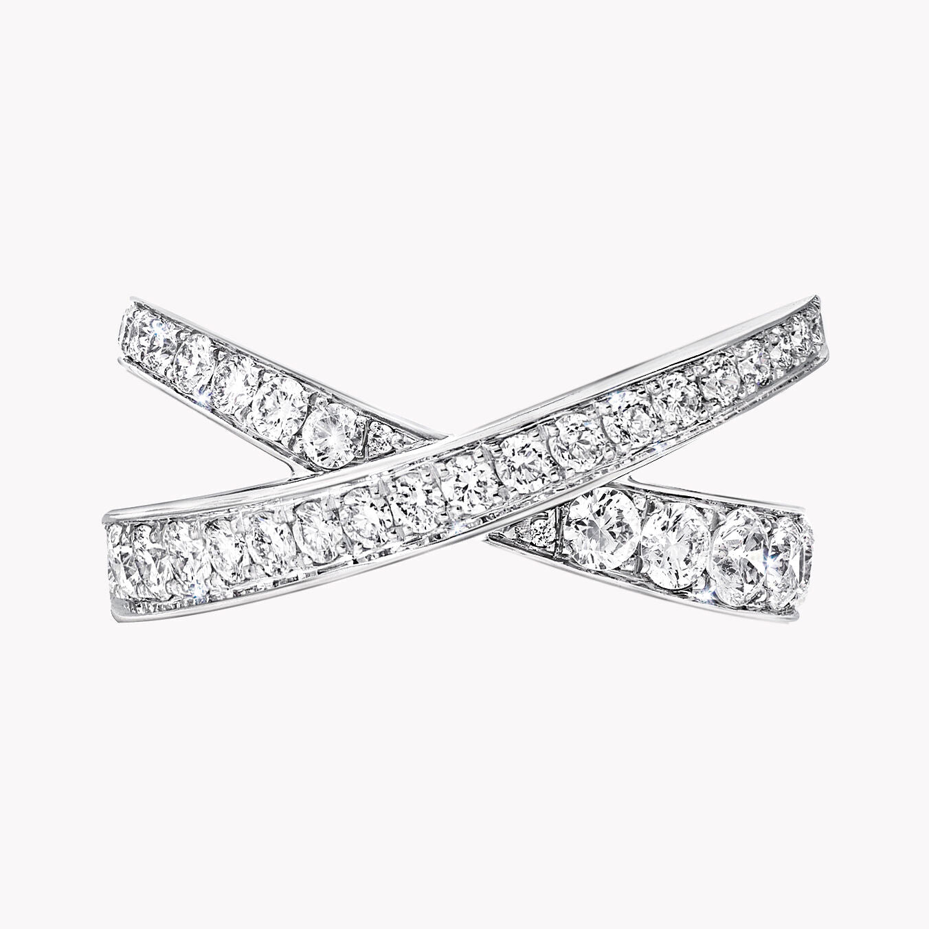 GLF-RGR741-X-shaped full diamond ring