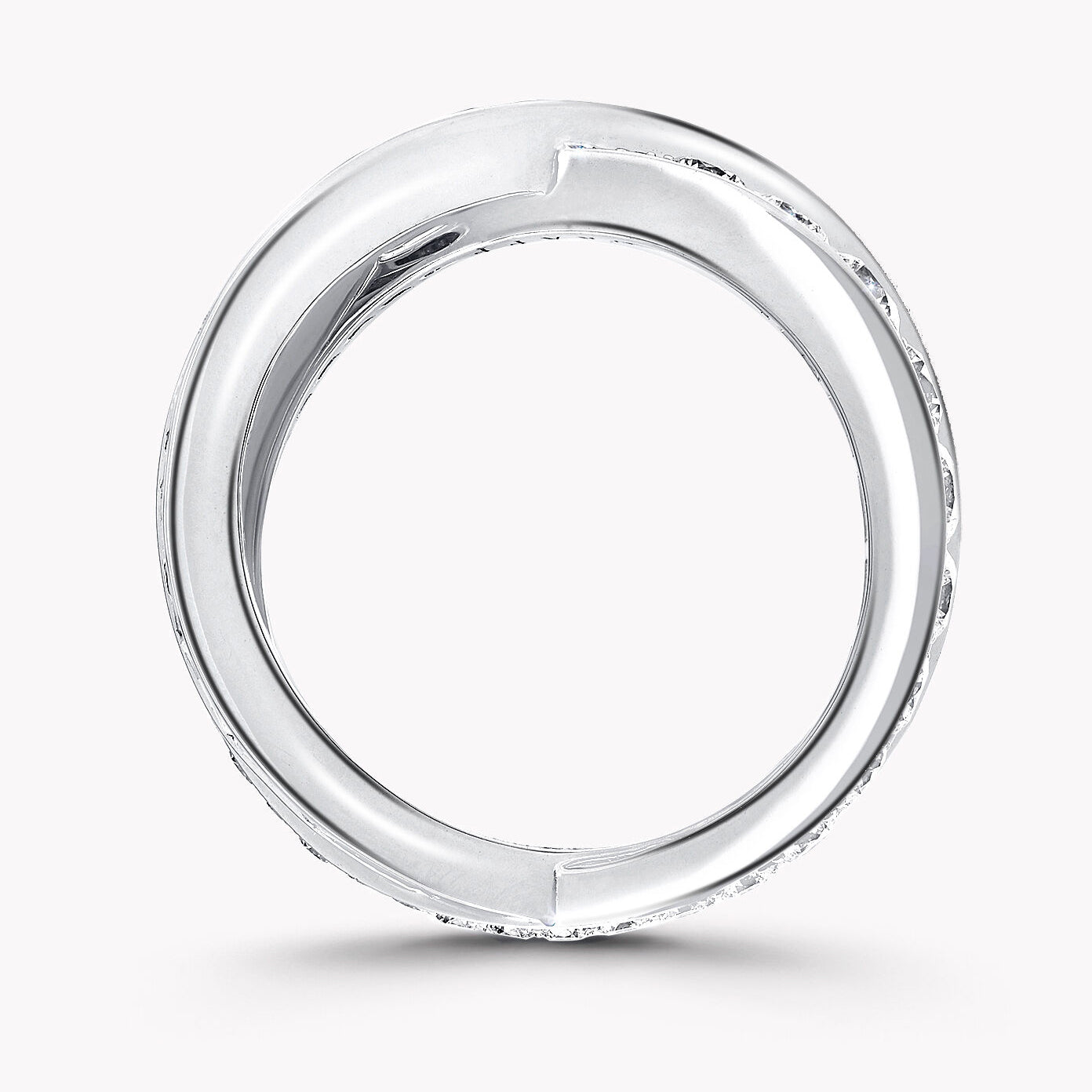 GLF-RGR741-X-shaped full diamond ring