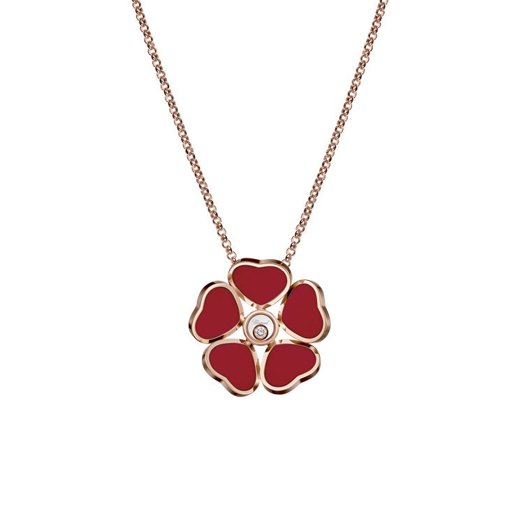XB-79A085-5811 Five-flower heart-shaped pendant