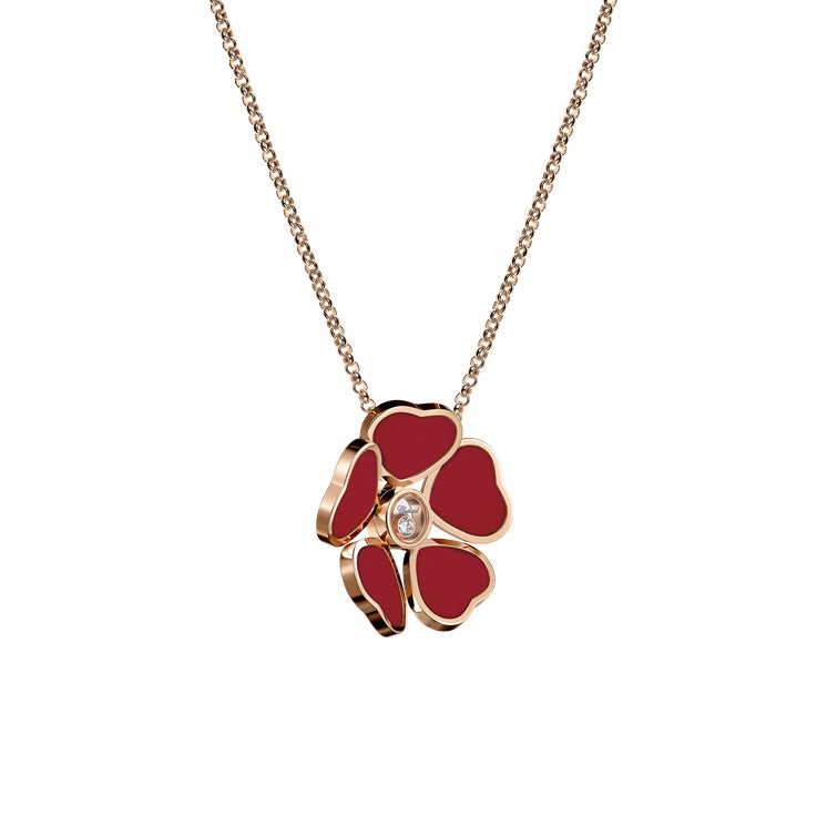 XB-79A085-5811 Five-flower heart-shaped pendant