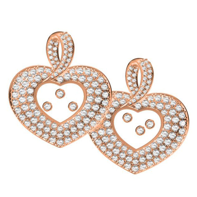 XB-XL761057 double heart pendant