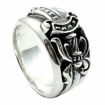 KLX-JZ813840 guest version light gold holy sword ring 24#