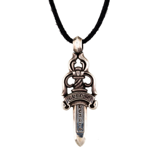 KLX-XL66742835 single-sided sword light gold letter pendant