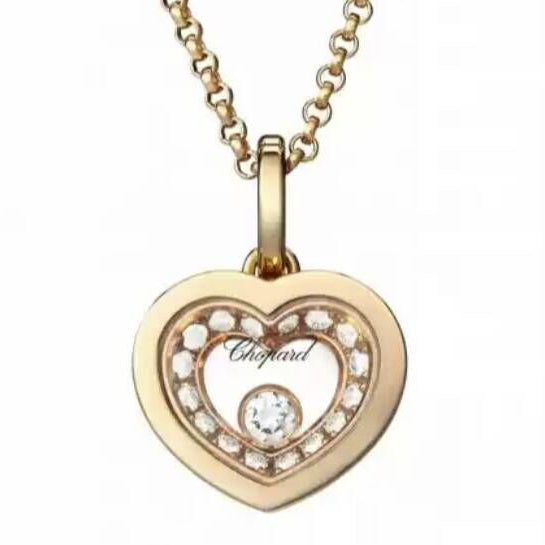 XB-B797790-1001 Heart-shaped single barrel pendant