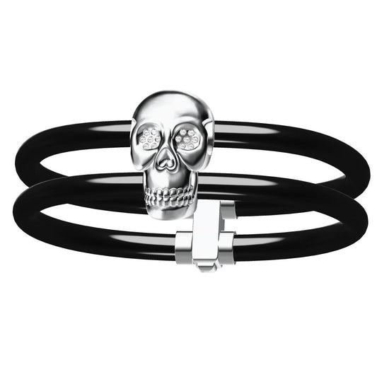 KLX-SZ15457974 diamond skull bracelet