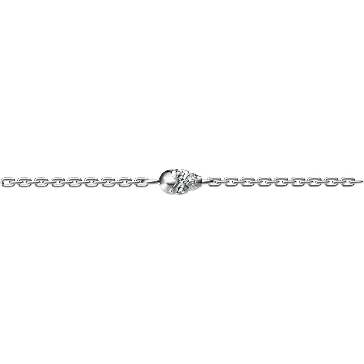 KLX-SZ76202505 light gold skull bracelet