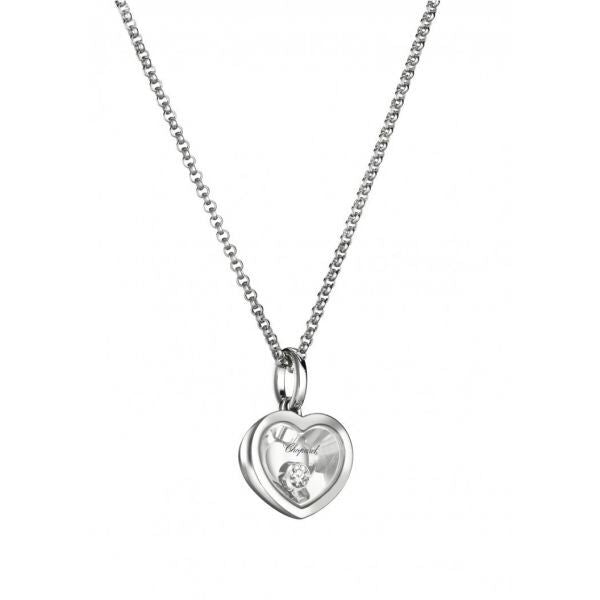 XB-797773-1001 single barrel heart-shaped single diamond pendant