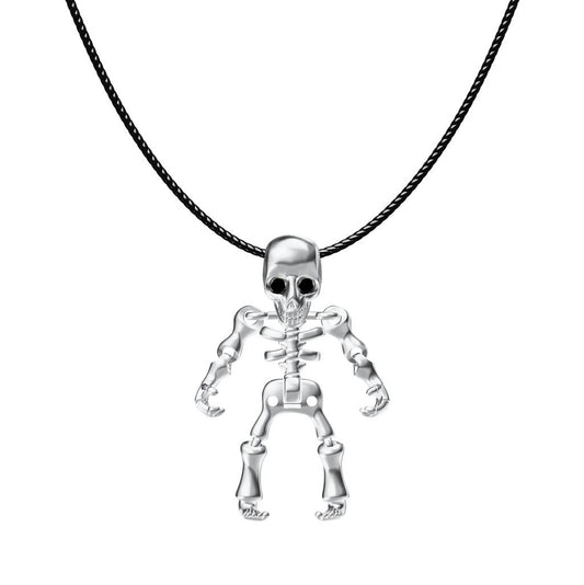 KLX-XL59474121 light gold skeleton pendant
