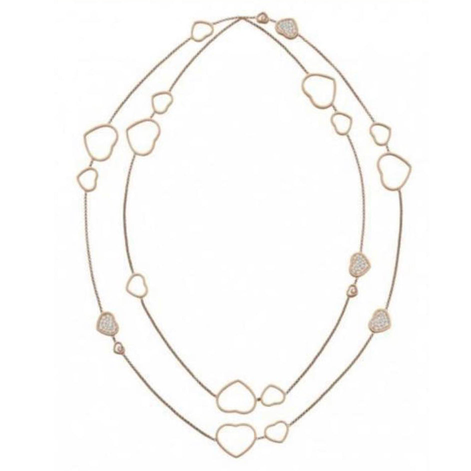 XB-817482-5009 glass heart-shaped large set of chains