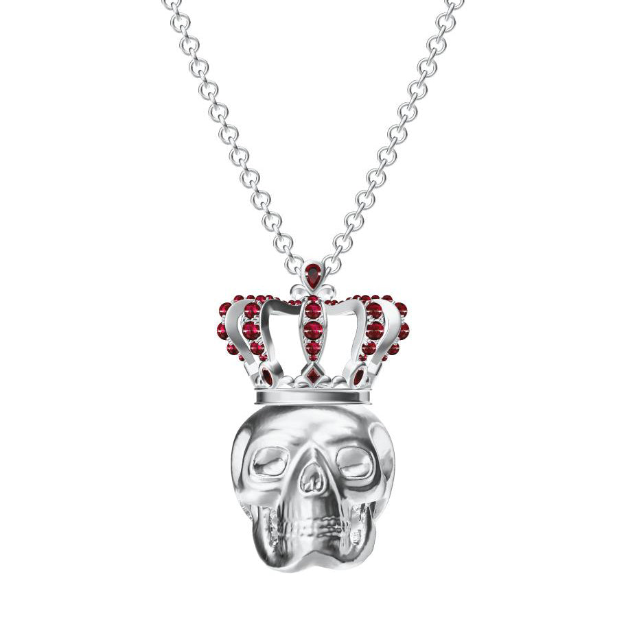 KLX-XL20430413 skull crown pendant
