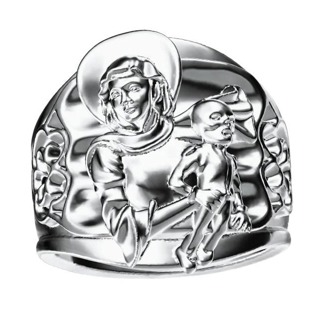 KLX-JZ22822559 light gold skeleton ring 14.5#