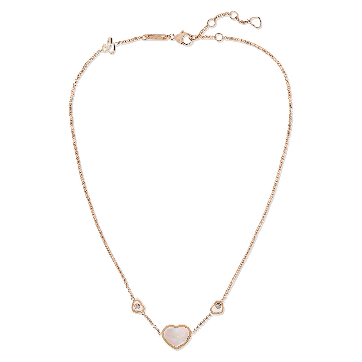 XB-81A082-5301 Three Heart Shape Chain Pendant