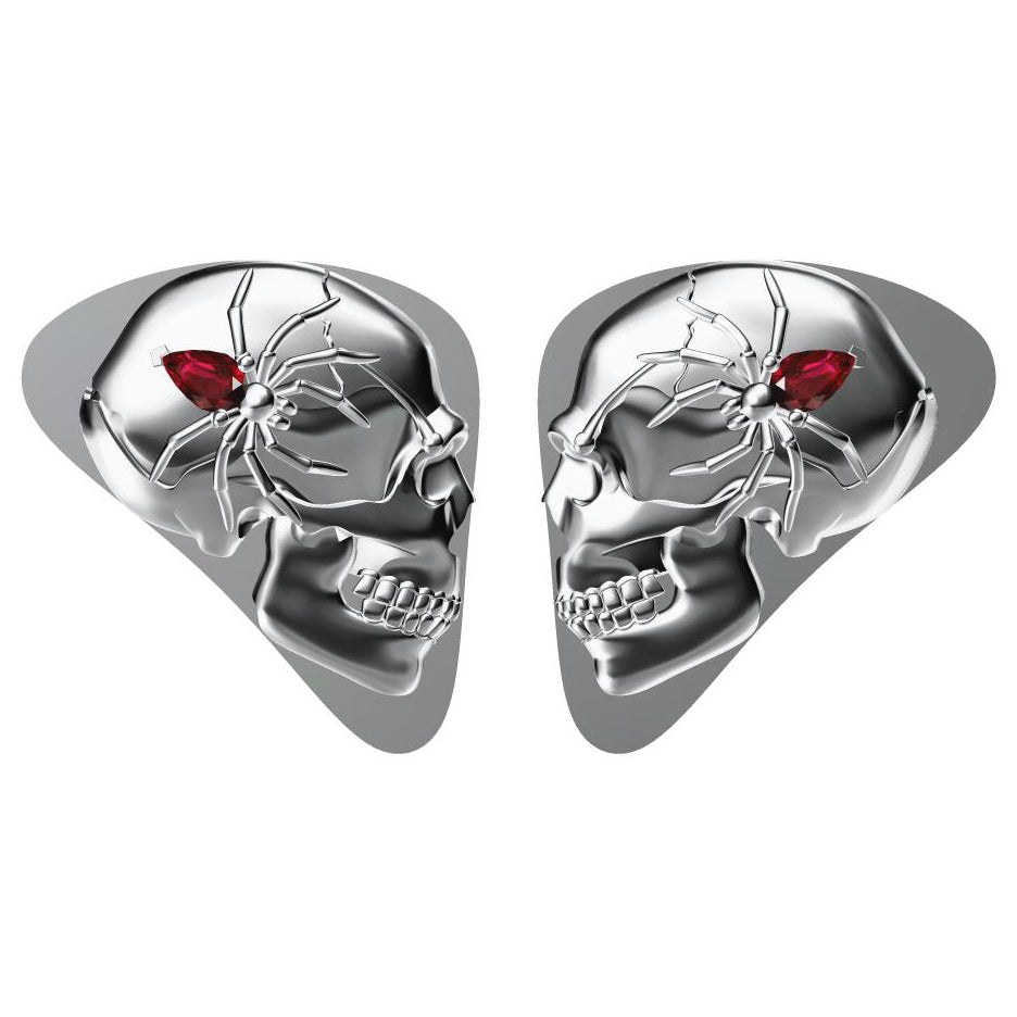 KLX-ES52304269 spider skull earrings