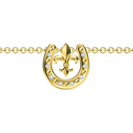 KLX-XL55726385 diamond-set thatch cross pendant