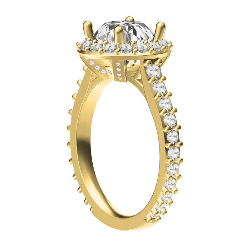 GLF-3623617交叉四爪圆形围石钻戒