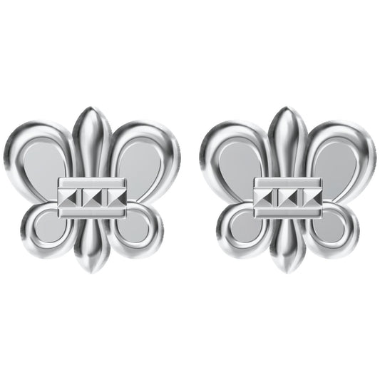 KLX-ES83290520 light gold butterfly thatch earrings