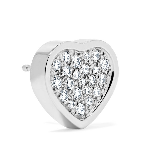 XB-839482-1901 full diamond heart-shaped earrings