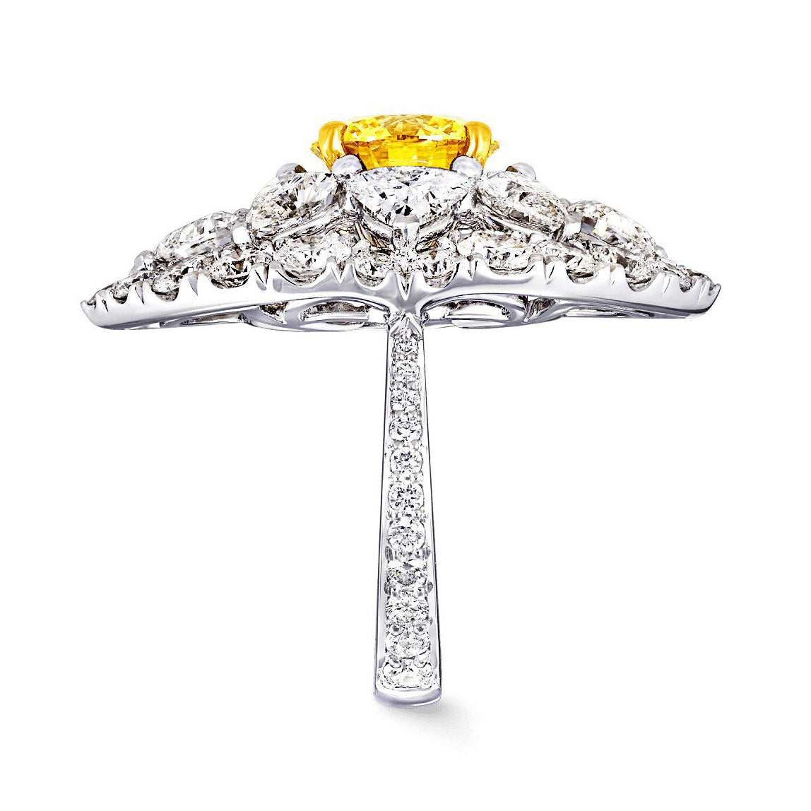 GLF-GR44877心形副石大主钻戒