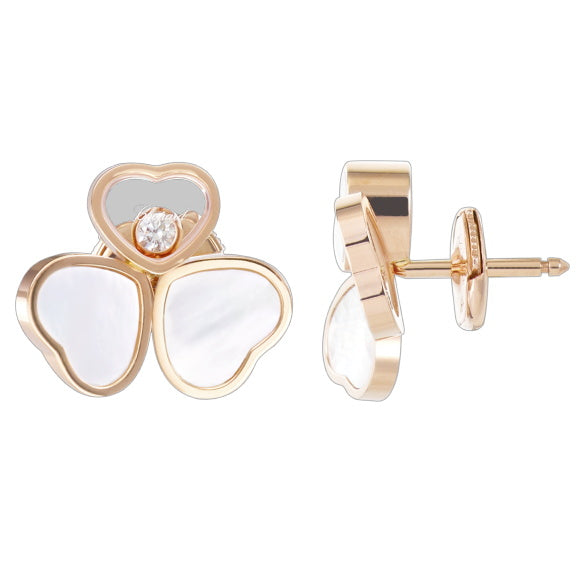 XB-83A083-5301 Three Heart Shaped One Pack Bucket Earrings