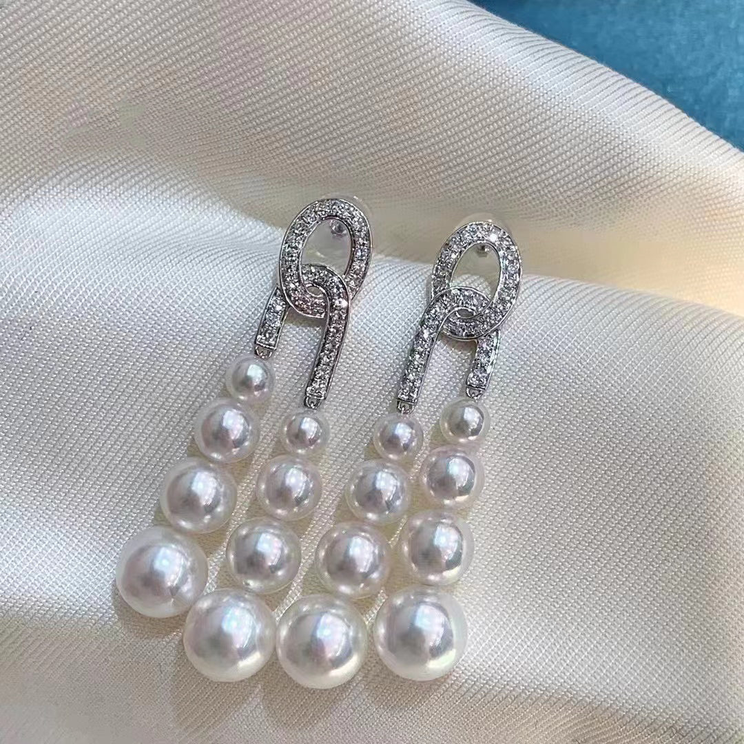 TSQ-432 Pearl Stud Earrings