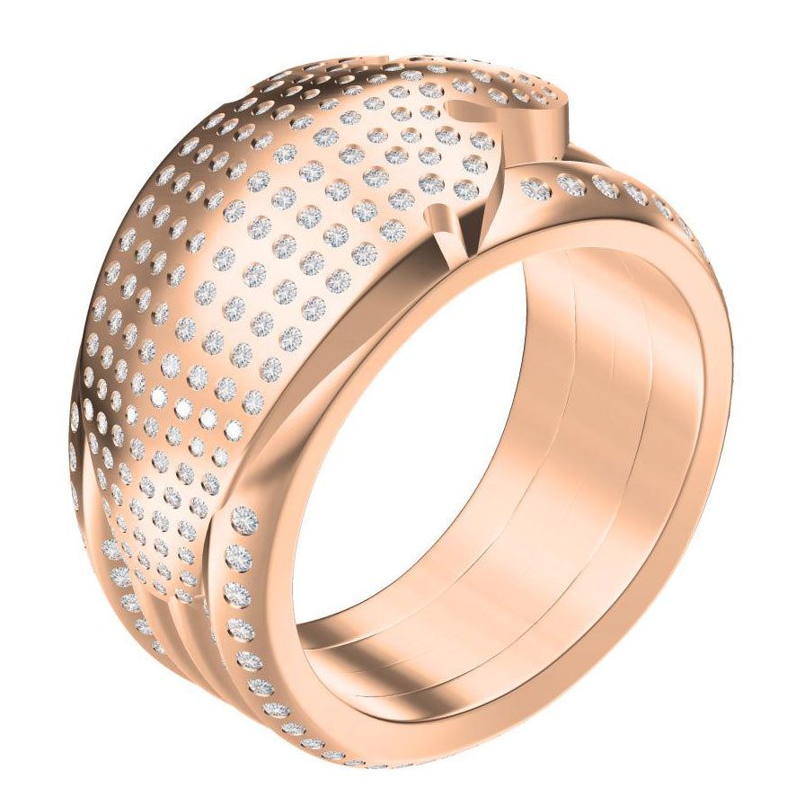 KLX-CH221106密钻剑形宽版戒指15.5#