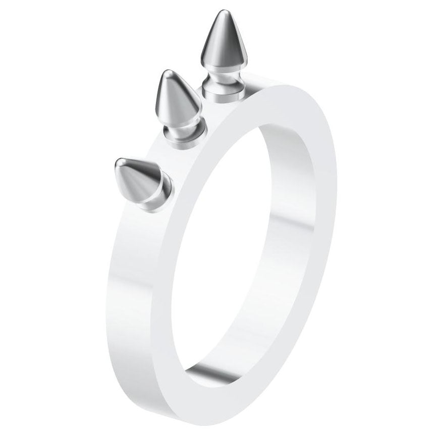 KLX-JZ40662855 light gold three-nail ring 14.5#