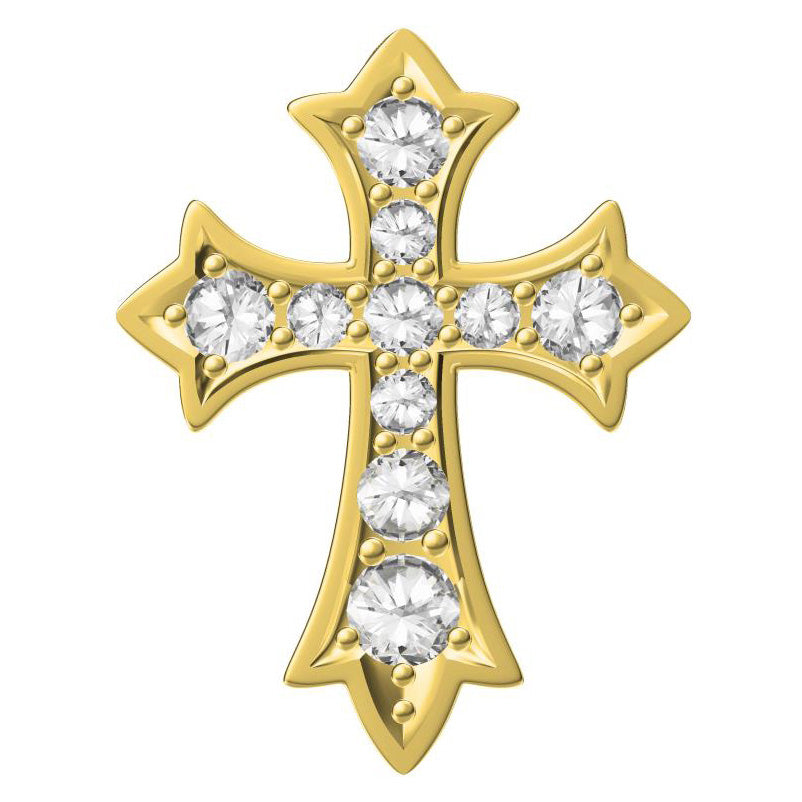 KLX-XL11267760 full diamond cross pendant 26mm