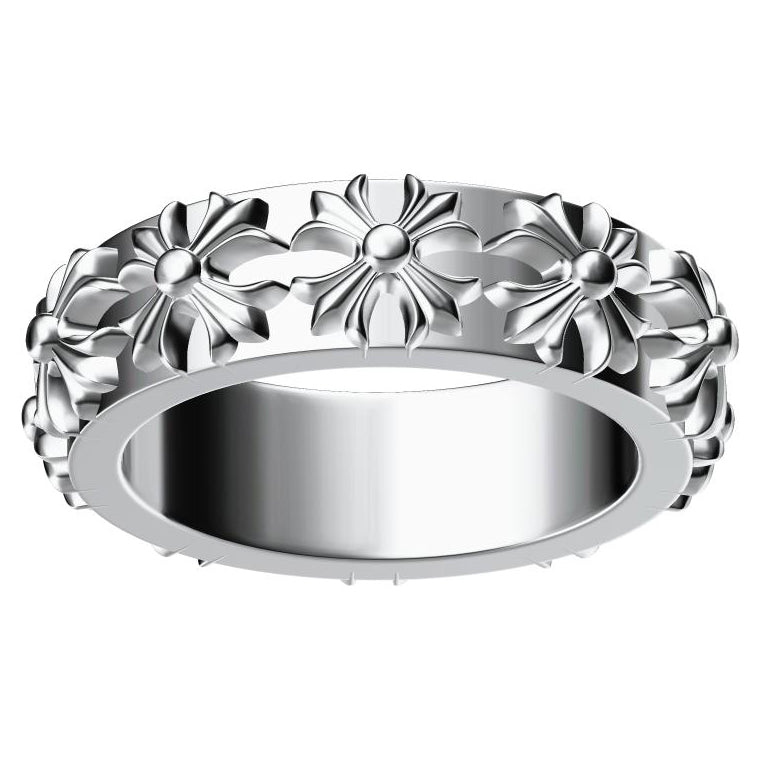 KLX-JZ5913015 light gold full body cross ring 28#