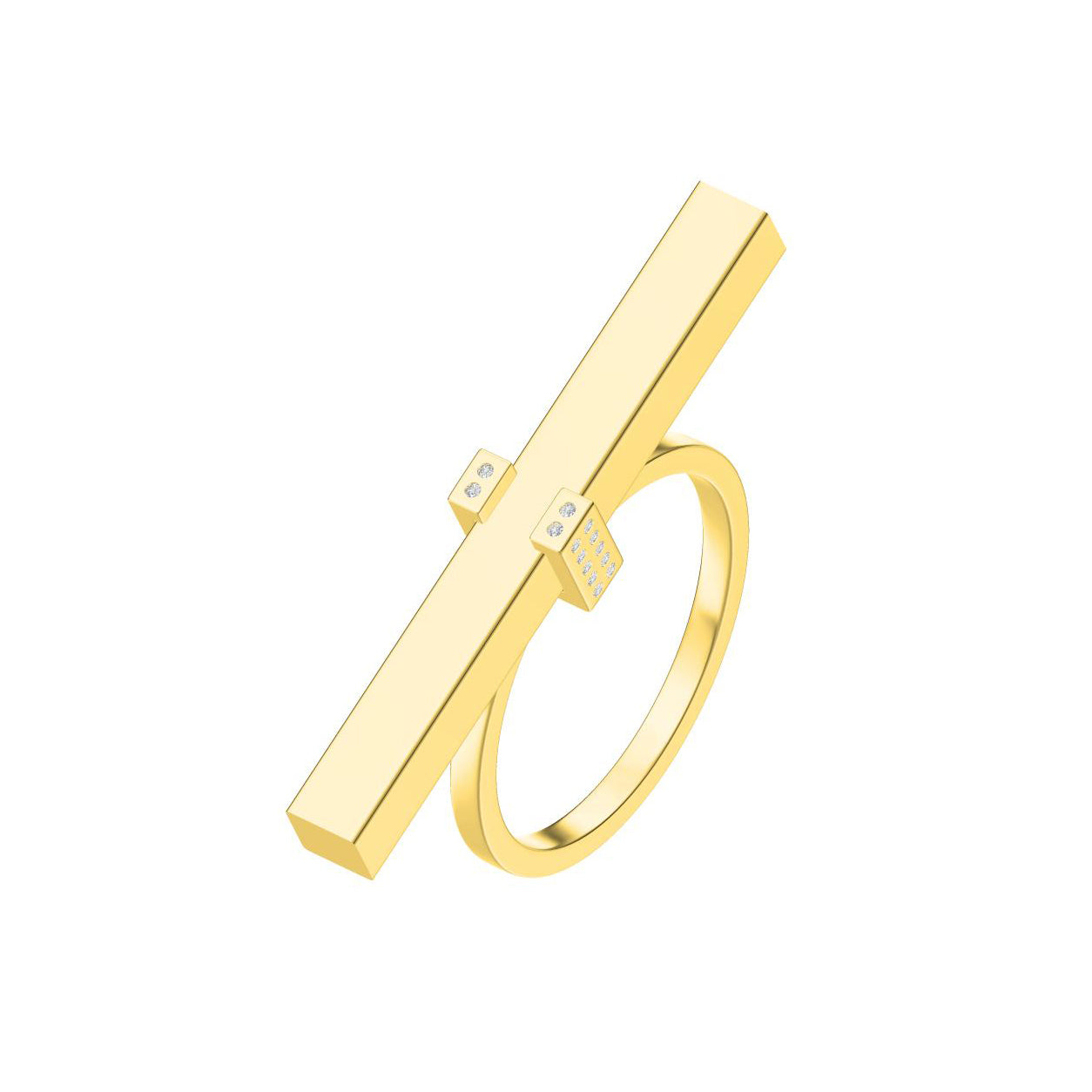 TSQ-017 square bar ring