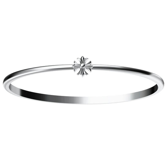 KLX-SZ209218 light gold single small cross thin bracelet