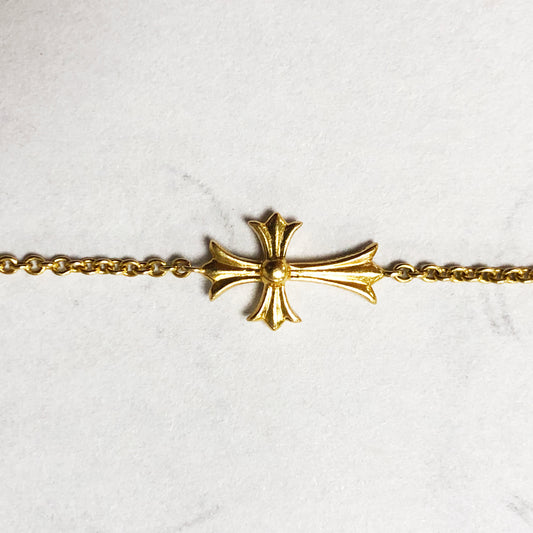 KLX-SZ728895 guest version light gold cross bracelet