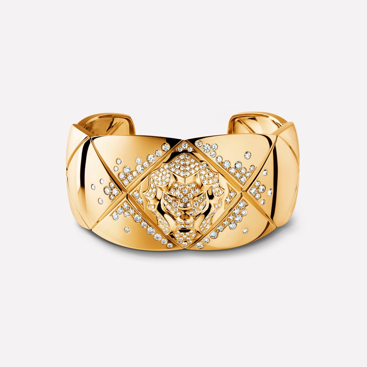 XNE-J10957 lion cross inlaid stone bracelet
