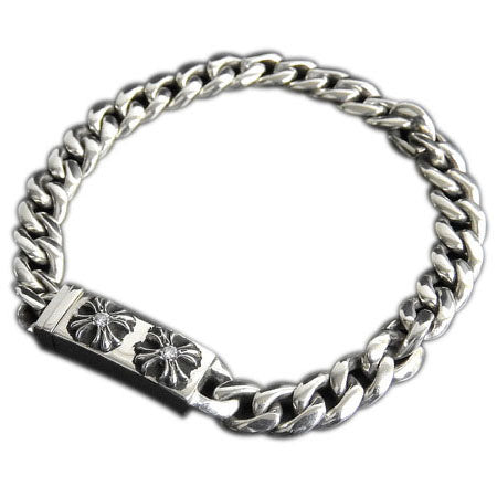 KLX-SZ26031126 light gold denim chain cross bracelet