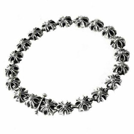 KLX-SZ878810 light gold 17 cross bracelet (chain length 20cm)