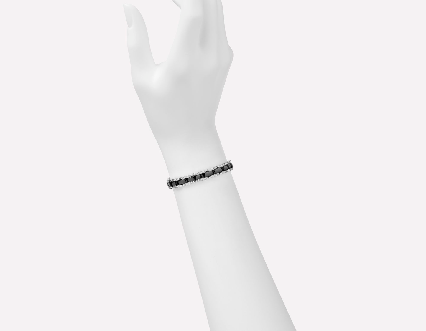 XNE-J2930 ceramic tank bracelet with diamonds