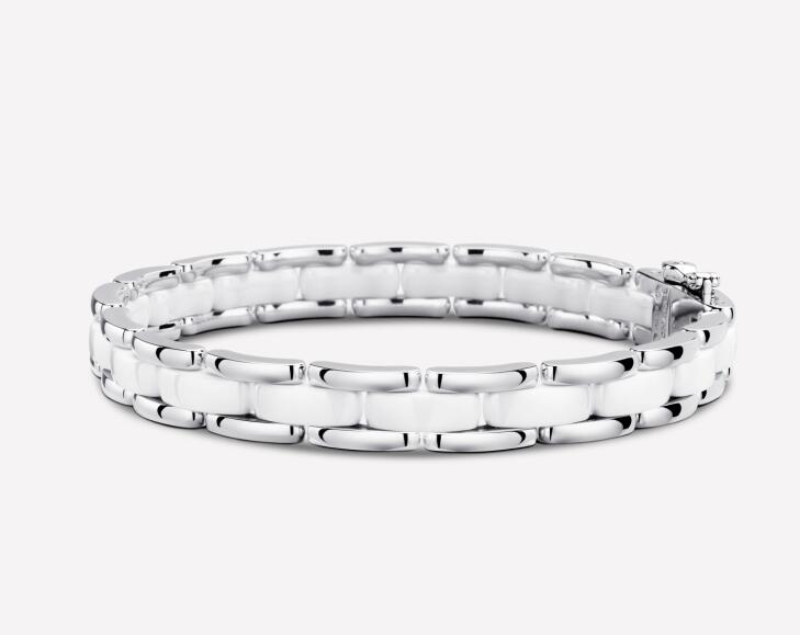 XNE-J2928 8mm ceramic light gold tank bracelet