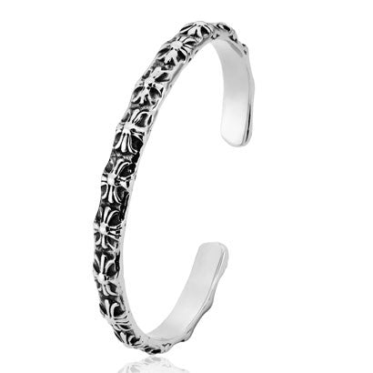 KLX-SZ518823 shopping cross flower open bracelet