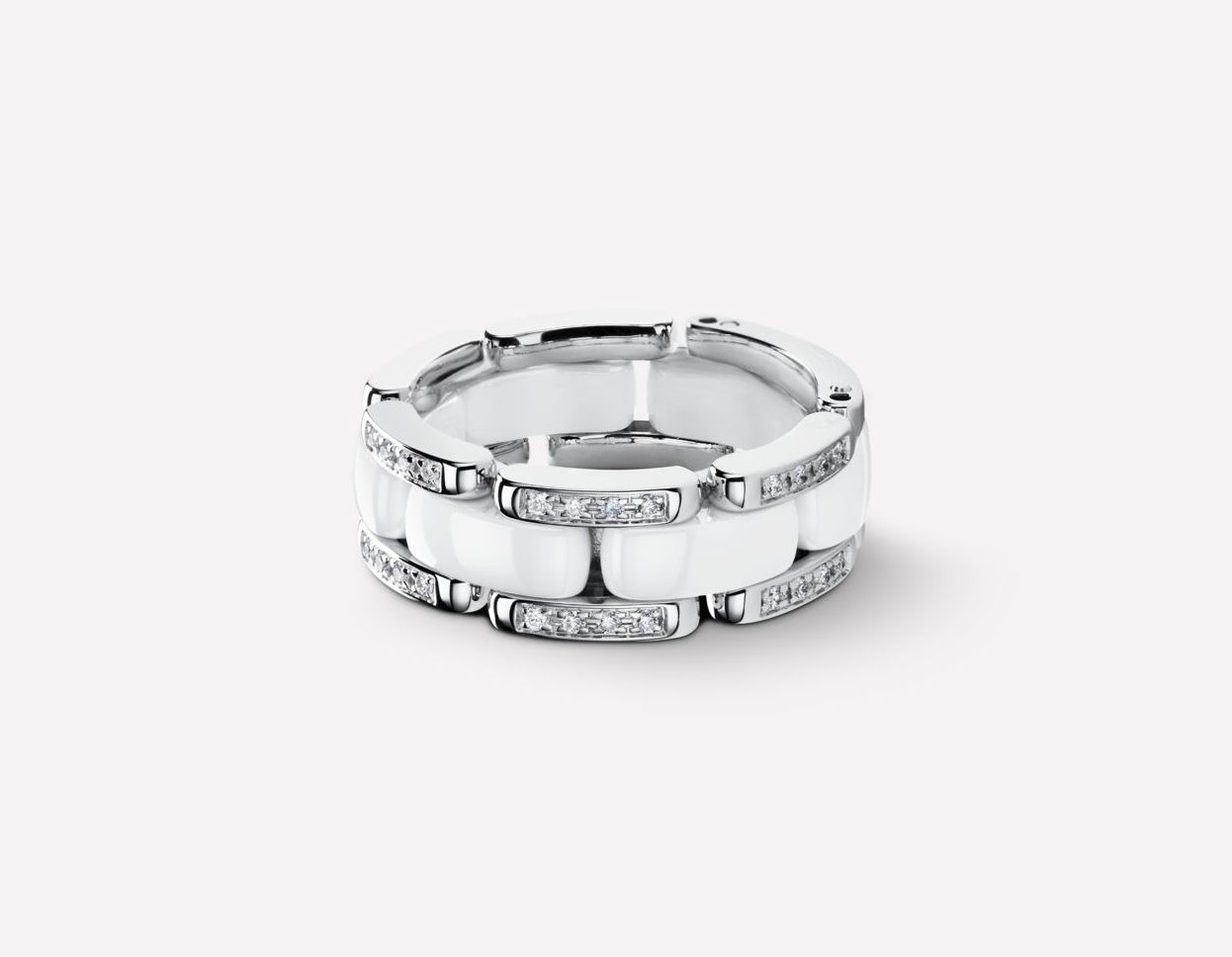 XNE-J2637 8mm ceramic diamond tank ring