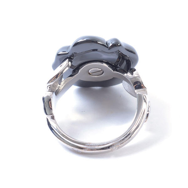 XNE-J10006 ceramic diamond flower ring