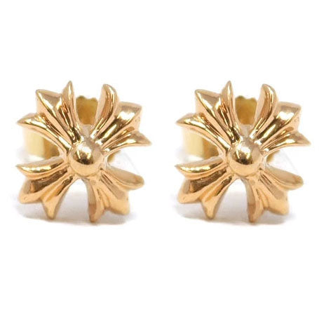 KLX-ES67790714 light gold original cross earrings