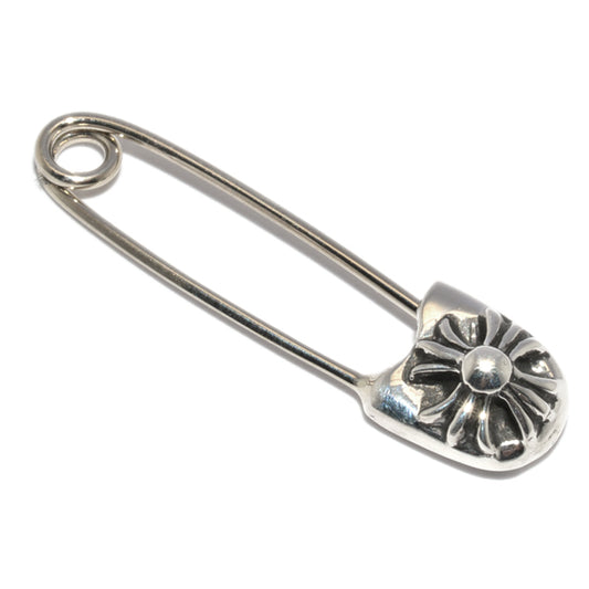 KLX-SP59848 27.4mm light gold cross small pin brooch